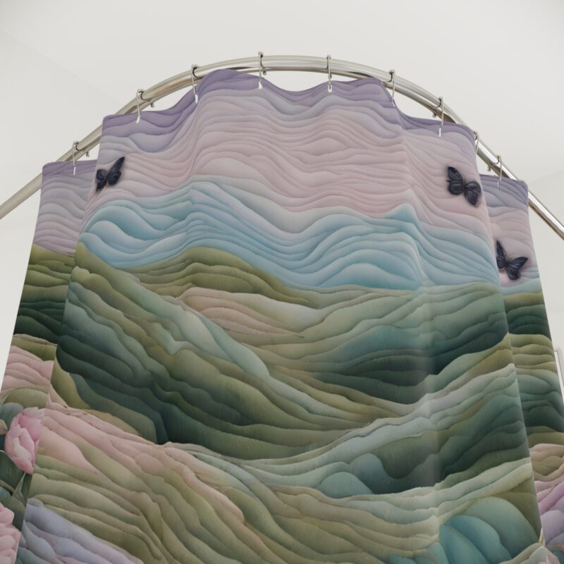 Twilight Petals Shower Curtain - Image 3