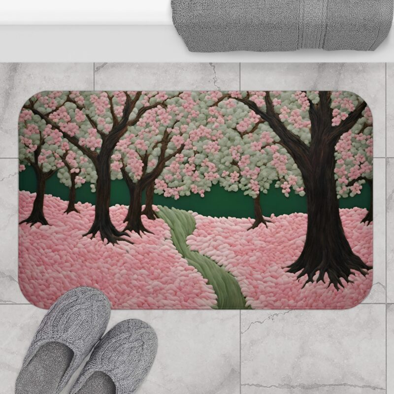 Floral Canopy Bath Mat