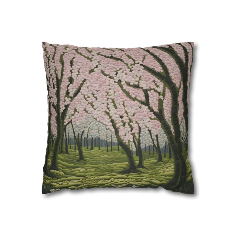 Spring Orchard Spun Polyester Pillowcase - Image 2