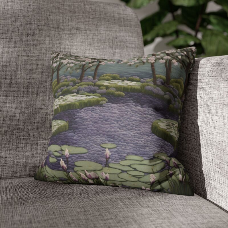 Lilac Dusk Faux Suede Pillowcase