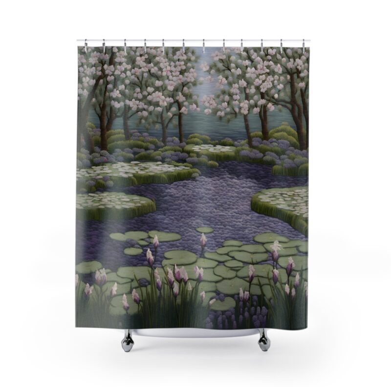 Serene Waters Shower Curtain - Image 2
