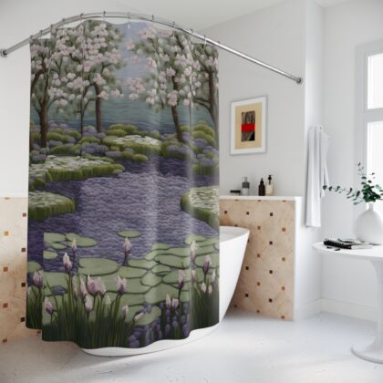 Serene Waters Shower Curtain