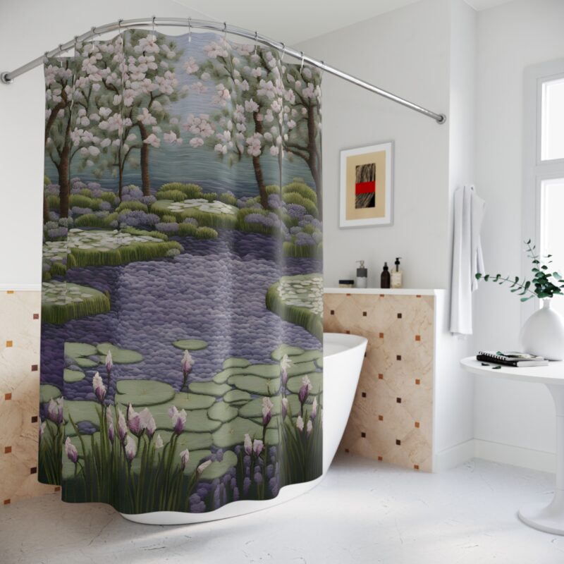 Serene Waters Shower Curtain