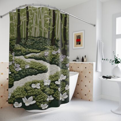 Lush Whimsy Shower Curtain