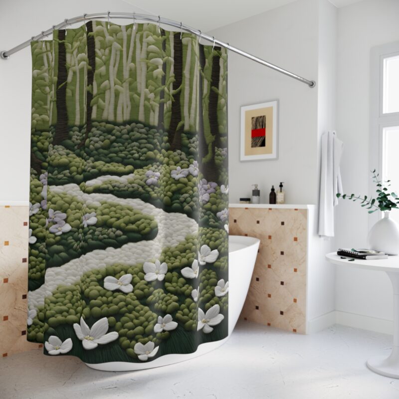 Lush Whimsy Shower Curtain