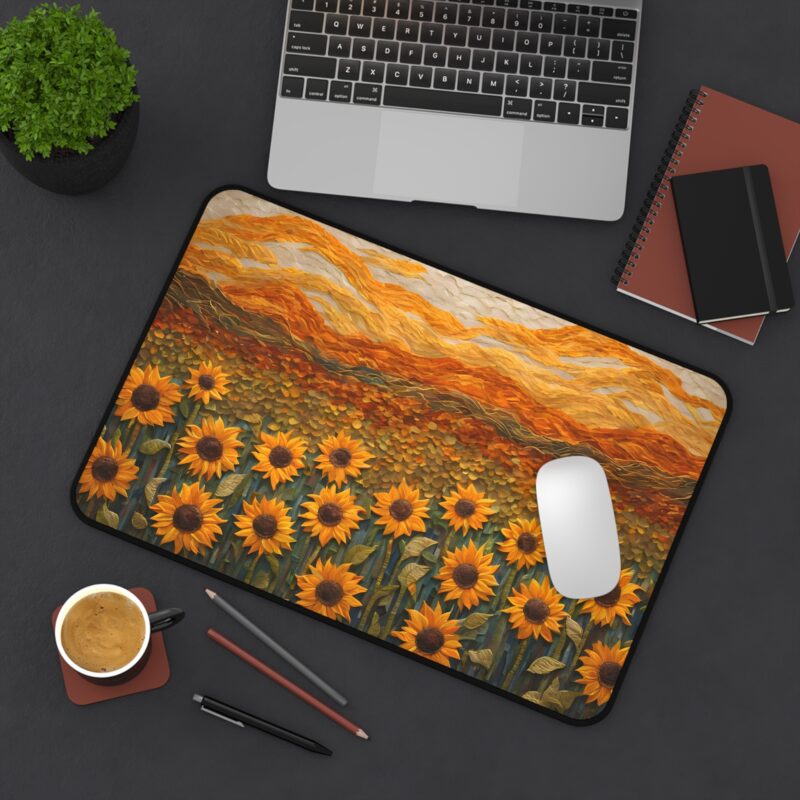 Golden Zenith Desk Mat