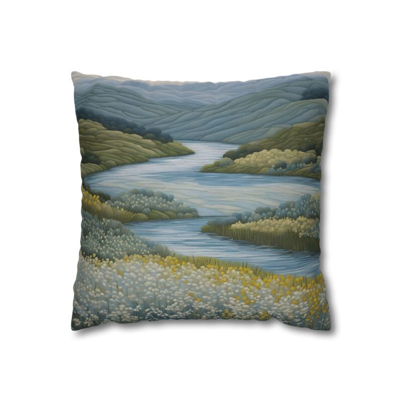 Serene Waters Spun Polyester Pillowcase - Image 2