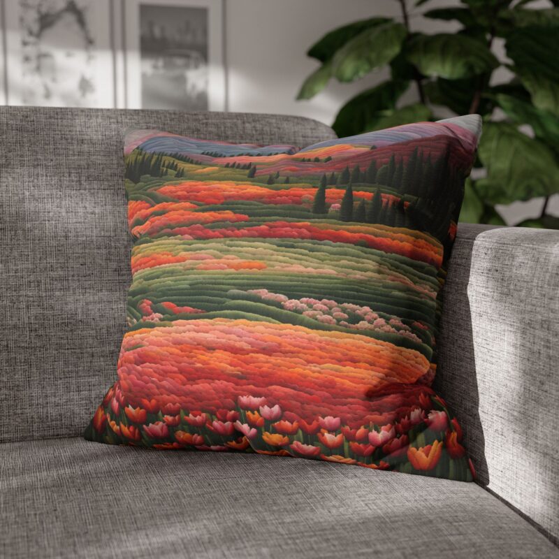 Tulip Valley Spun Polyester Pillowcase