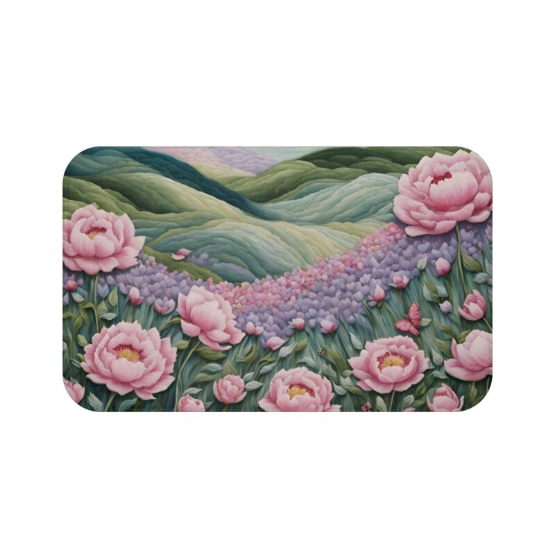 Rosy Meadow Bath Mat - Image 2