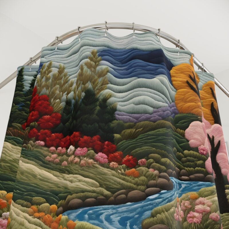 Dreamy Vista Shower Curtain - Image 3
