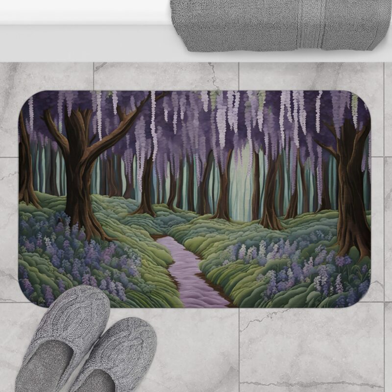 Woven Wisteria Bath Mat