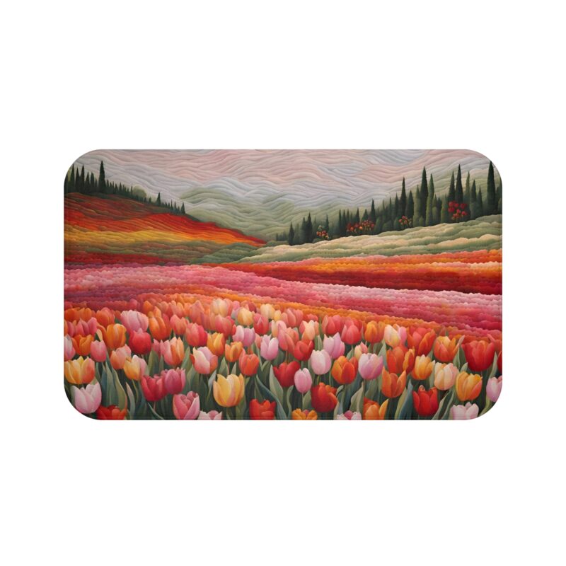 Scarlet Crest Bath Mat - Image 2