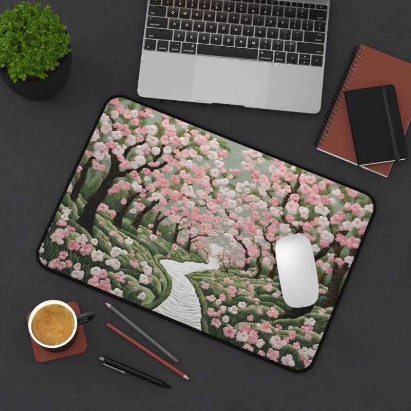 Twilight Petals Desk Mat