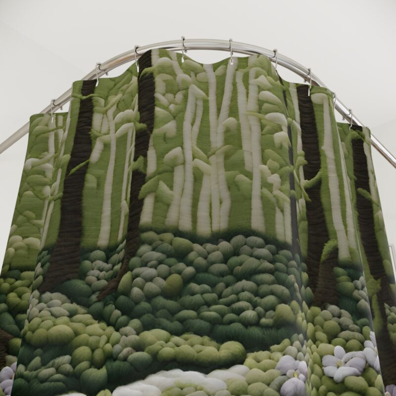 Lush Whimsy Shower Curtain - Image 3