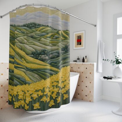 Daffodil Dream Shower Curtain